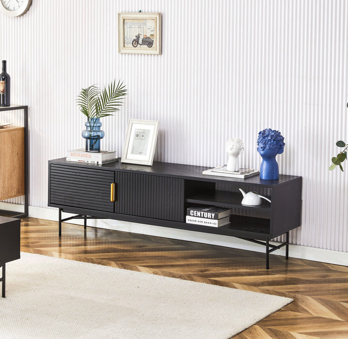 Bindo Entertainment Unit Black 160cm