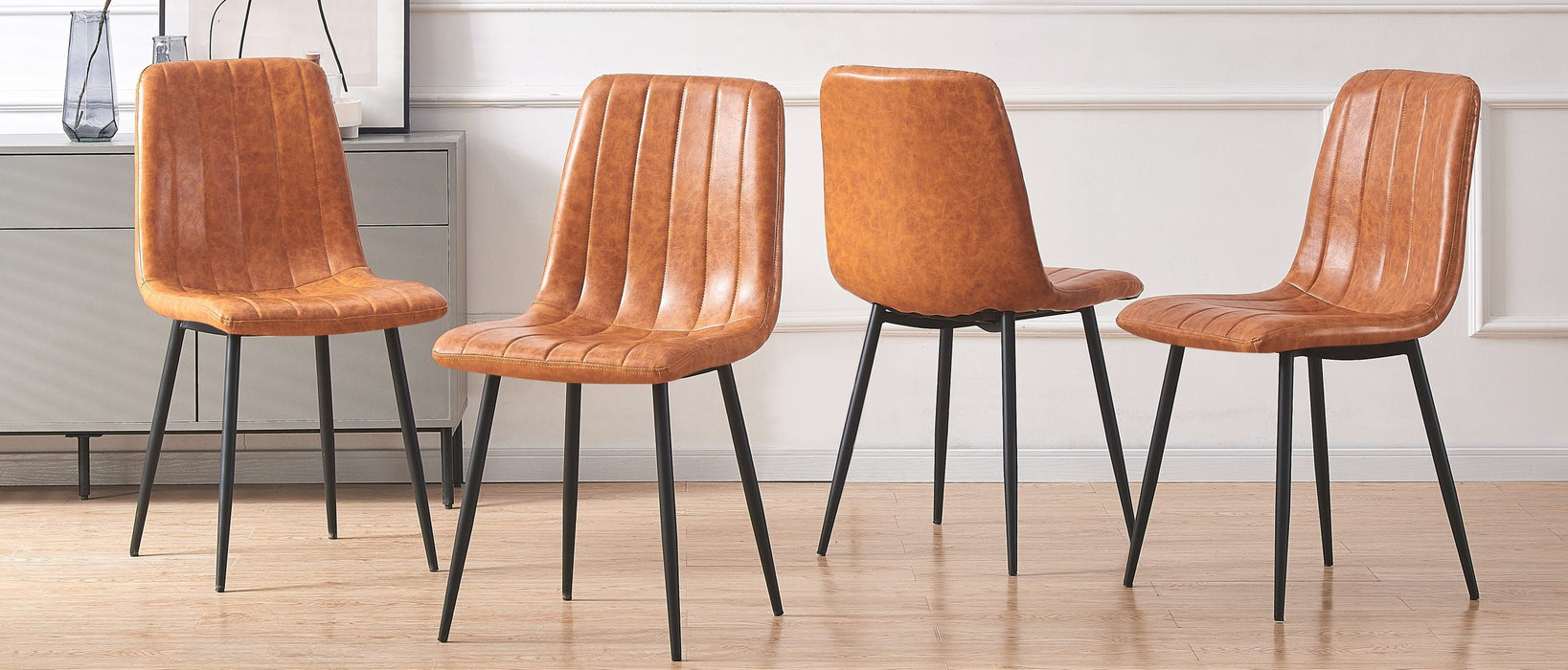 Theo Faux Leather Dining Chair