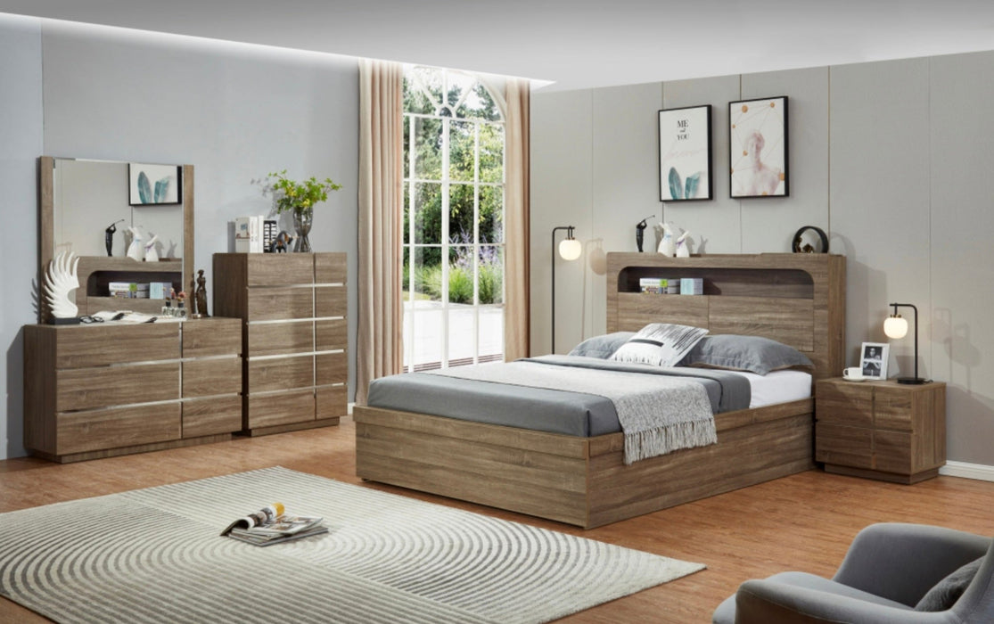 4 Piece New York Queen Bedroom Suite