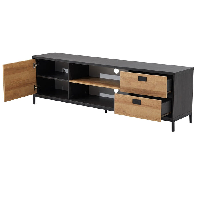 Clarence 1.8m Oak Entertainment Unit