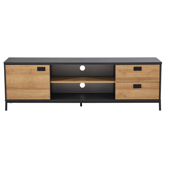 Clarence 1.8m Oak Entertainment Unit