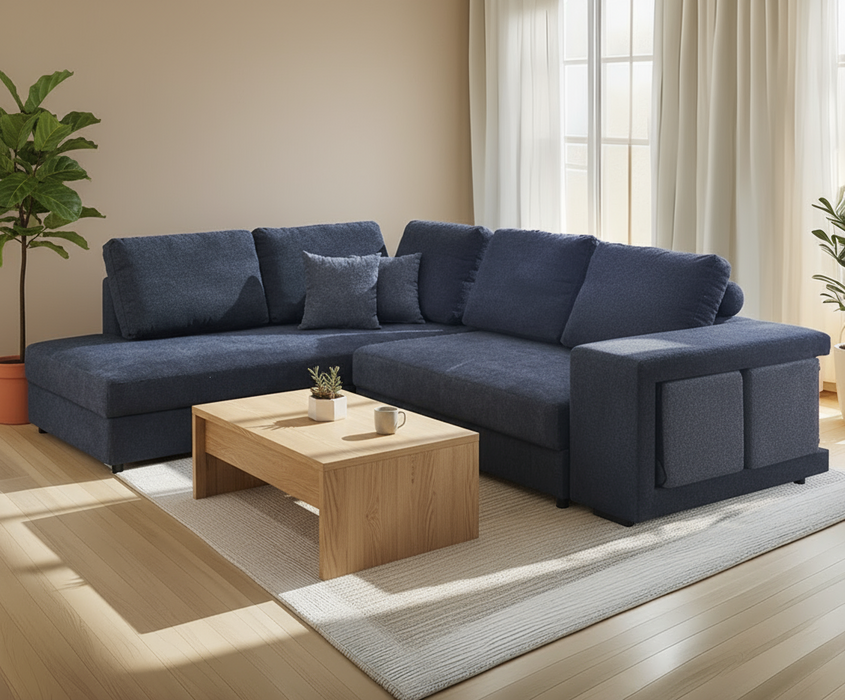 Melanie 5 Seater Sofa Bed - Fabric