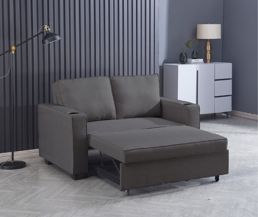 Miles 2 Seater Sofa Bed - Dark Grey