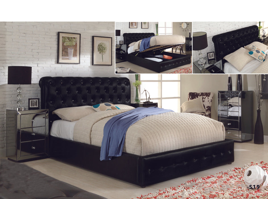 Diamente Leather Bed Frame