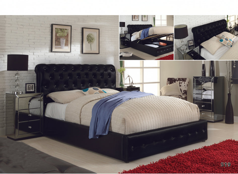 Diamente Leather Bed Frame