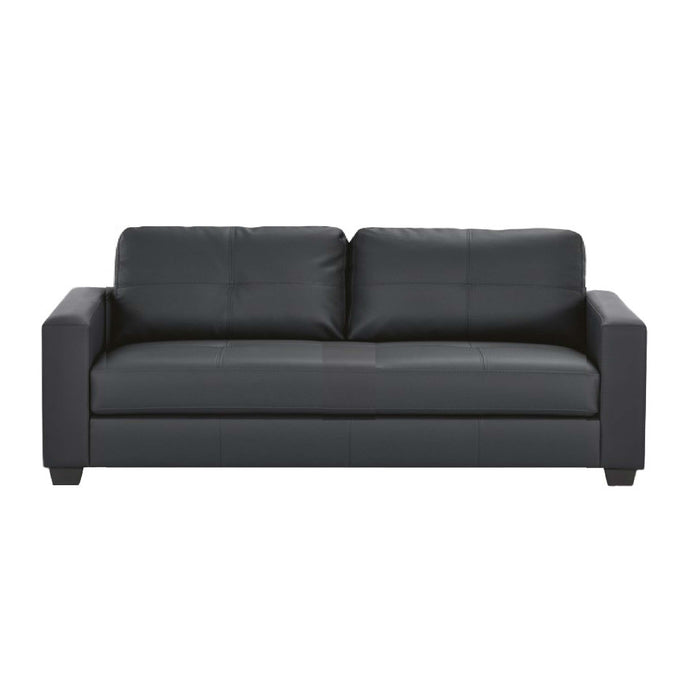 3 Seater Bianca Faux Leather Sofa - Fire Resistant