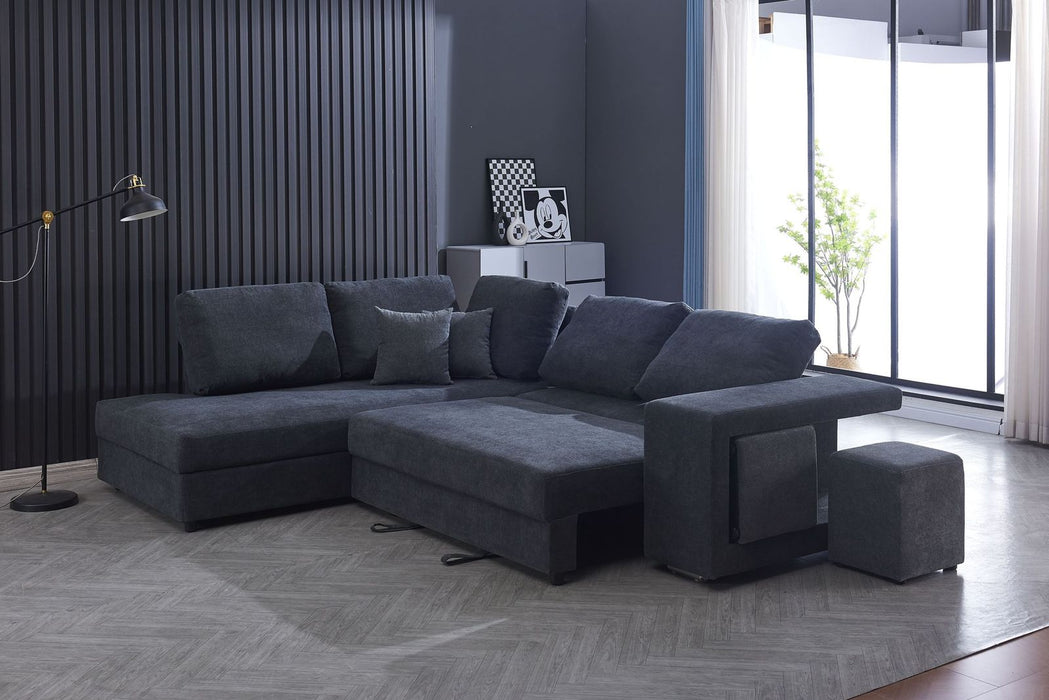 Melanie 5 Seater Sofa Bed - Fabric