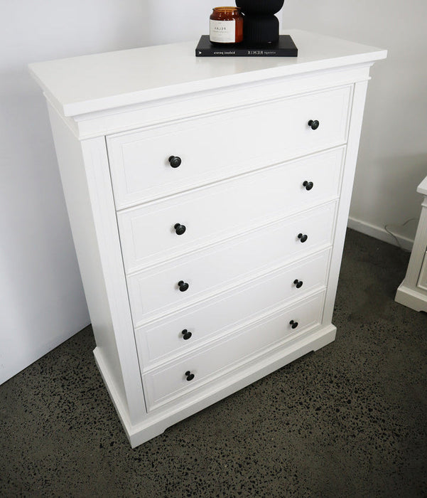 Toscana 5 Drawer Tallboy