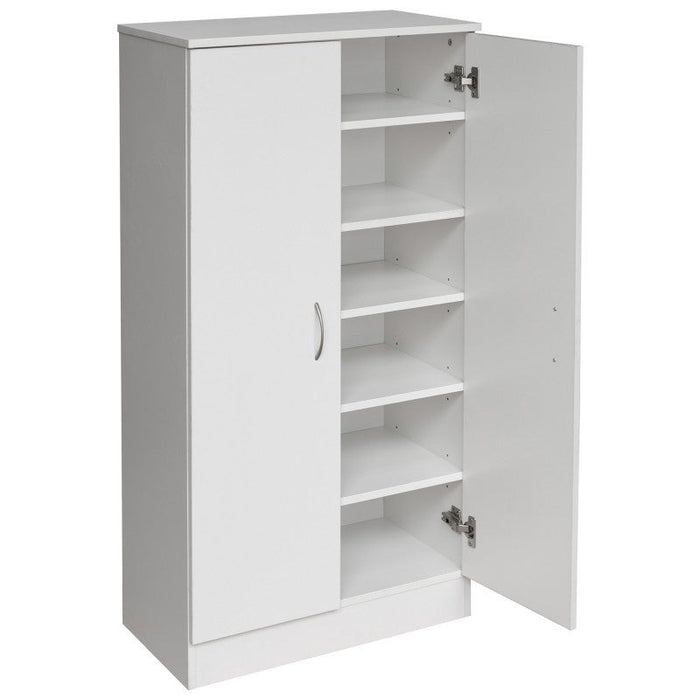 Mission White Shoe Cabinet