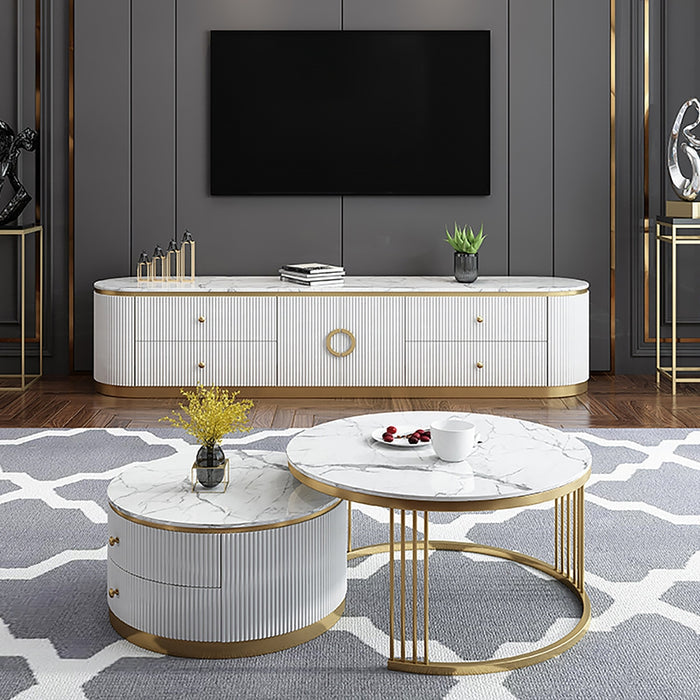 Amara Tv Stand, White