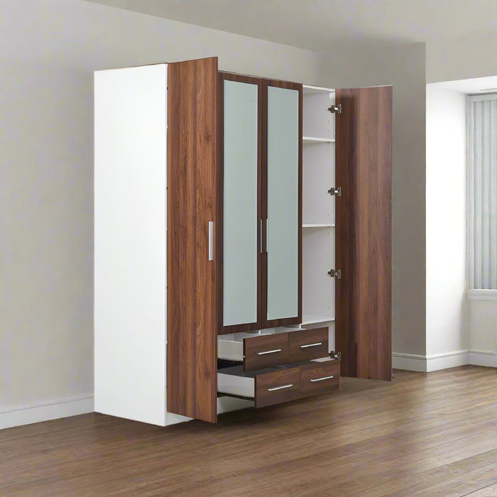 Portland 4-Drawer Wardrobe 162cm