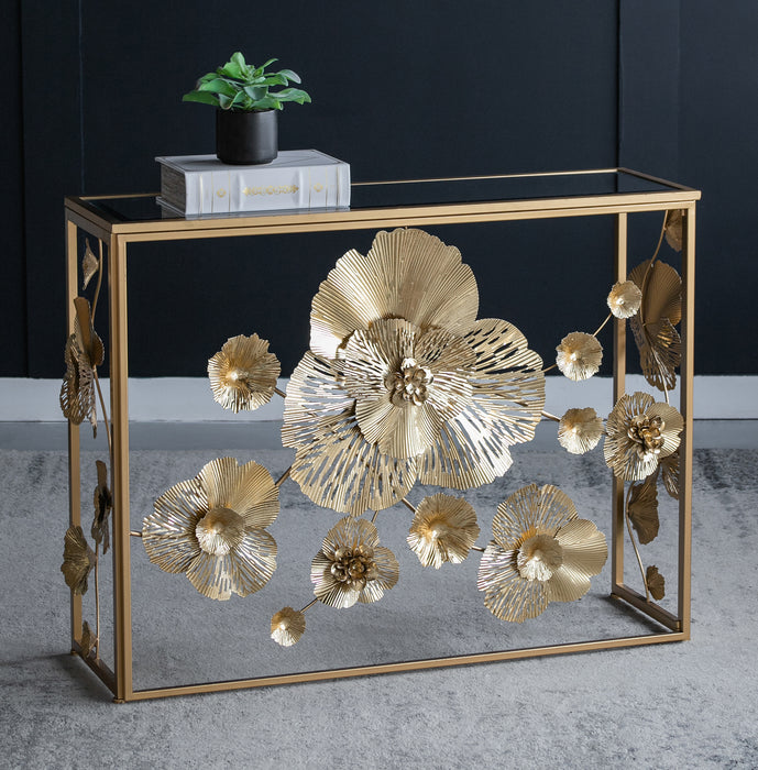 Flowerdale Mirrored Console Table, 99 CM