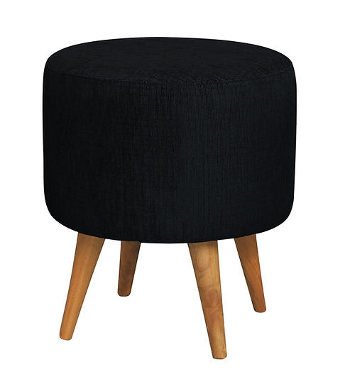 Upholstered Round Ottoman Stool