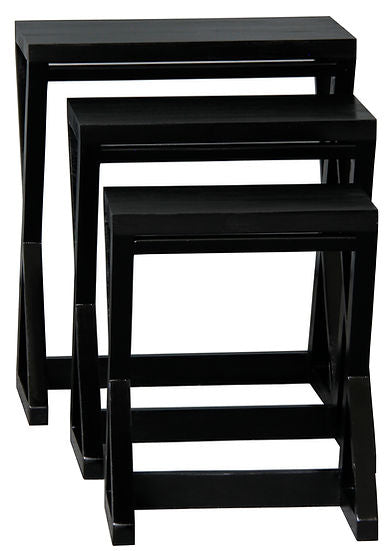 Manhattan Nesting Tables Set of 3 - Black