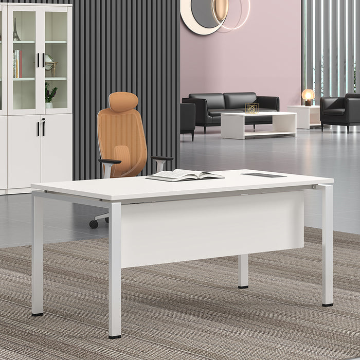 Emery Office Computer Desk White 160cm