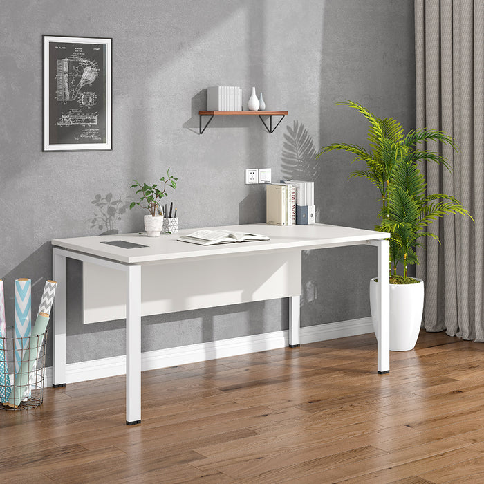 Emery Office Computer Desk White 160cm