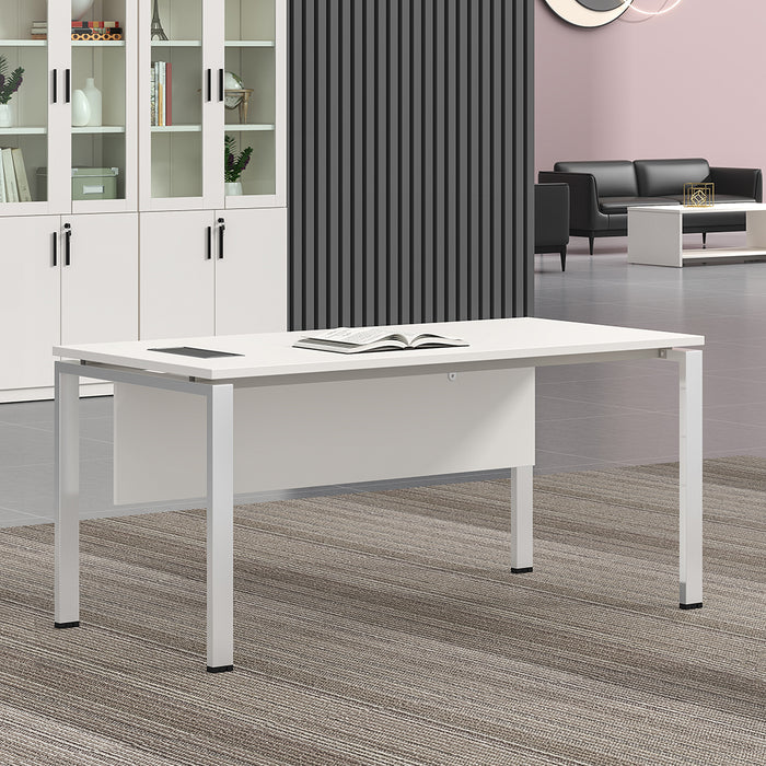 Emery Office Computer Desk White 160cm