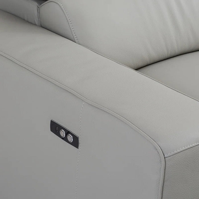 New York 5 Seater Modular Full Leather Corner Lounge