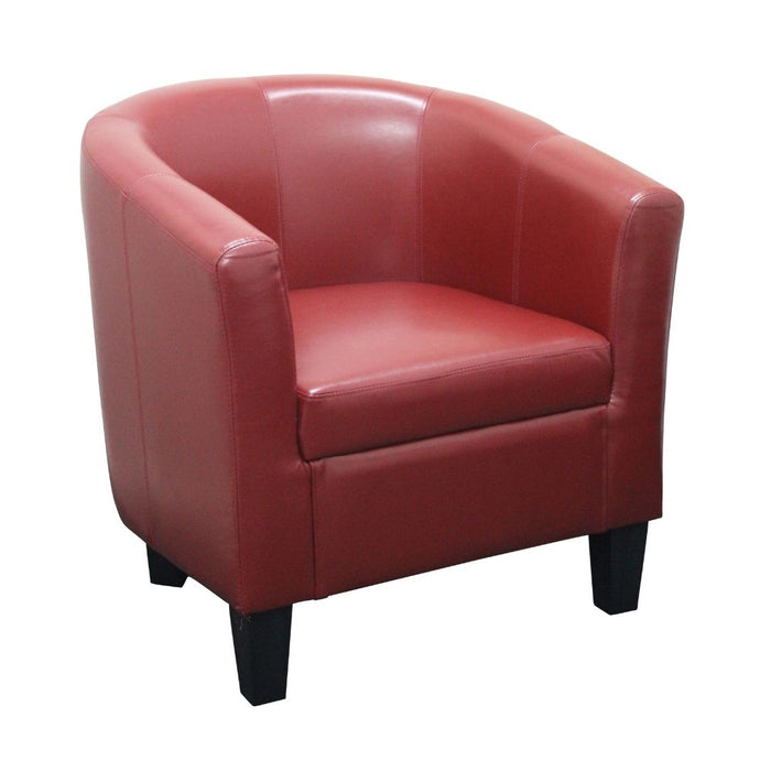 Tasman Pu Leather Accent Tub Chair