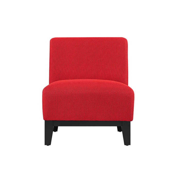 Atlas Upholstered Accent Chair Red