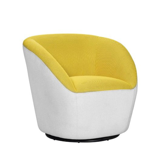 Vortex Swivel Armchair YELLOW