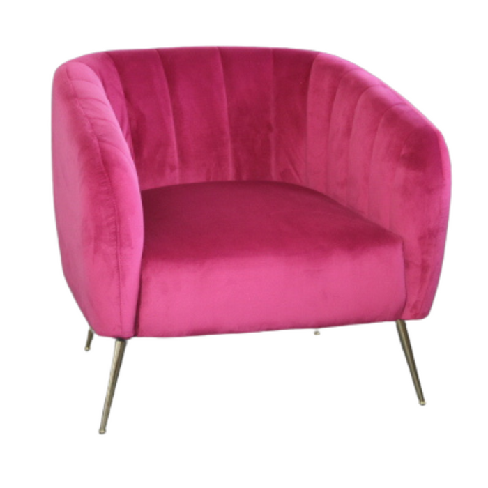 Chiswick Magenta Accent Armchair