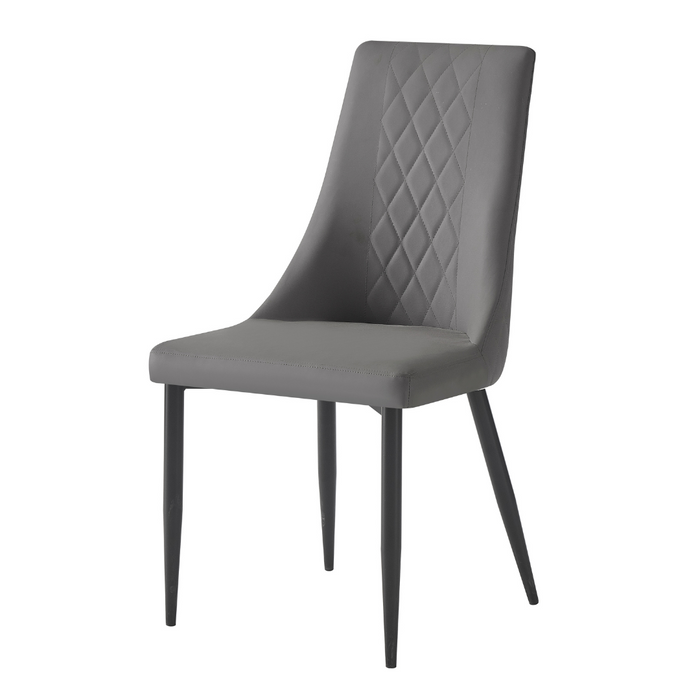 Magnus Grey Faux Leather Dining Chair