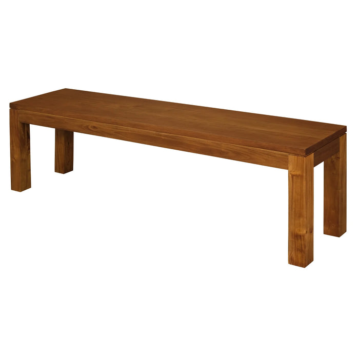 Amsterdam 1.5m Solid Mahogany Bench