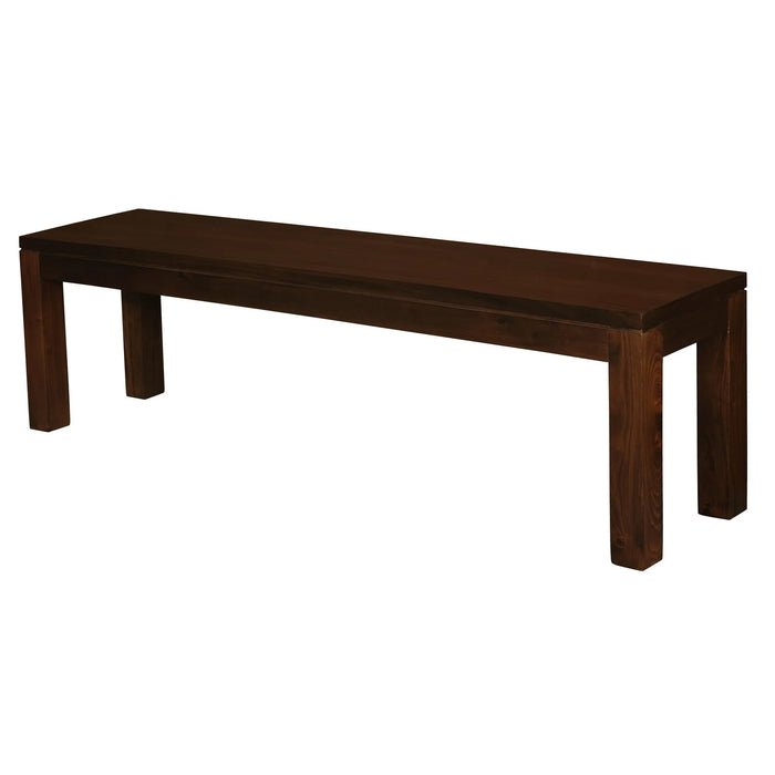 Amsterdam 1.5m Solid Mahogany Bench