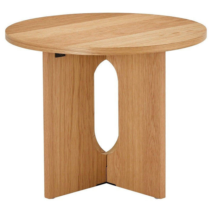 Soho Round Side Table Oak / Black