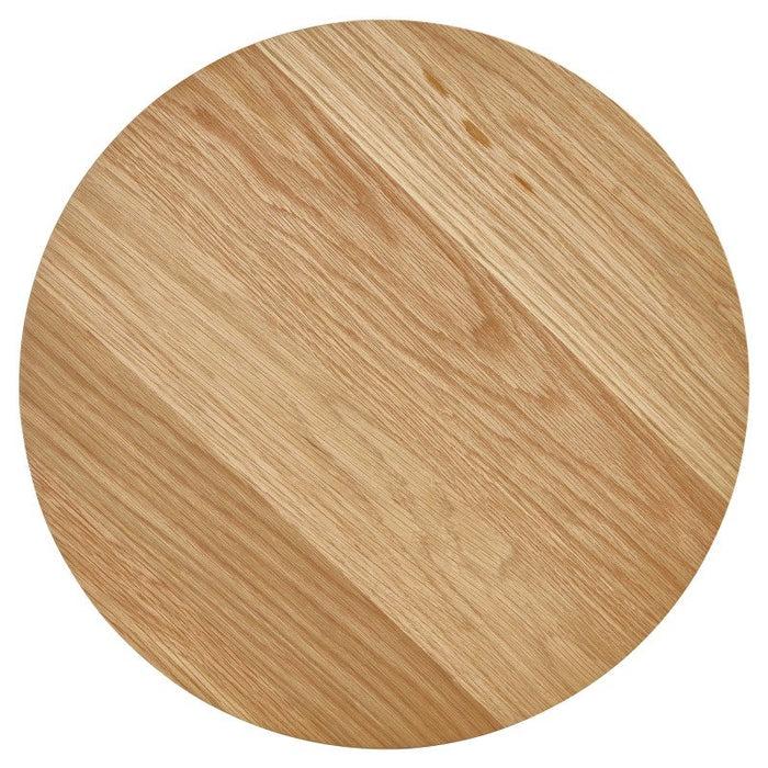 Soho Round Side Table Oak / Black