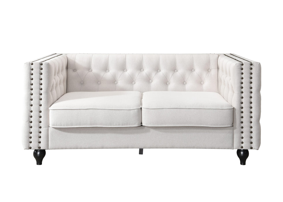 Mariva 5 Seater Sofa Set - Natural Fabric