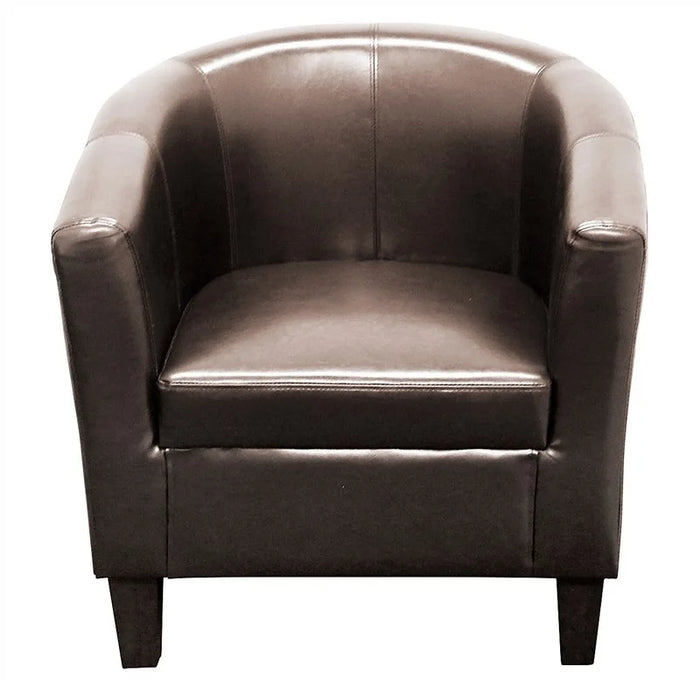 Tasman Pu Leather Accent Tub Chair