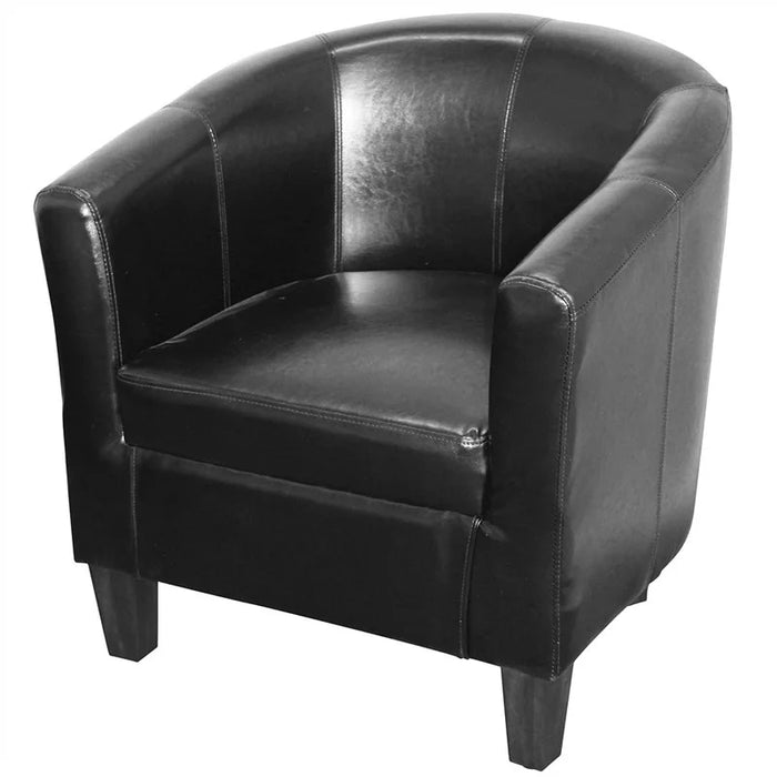 Tasman Pu Leather Accent Tub Chair