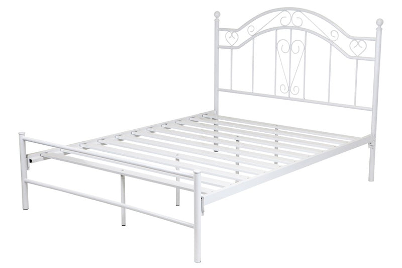 White Bianca Metal Bed