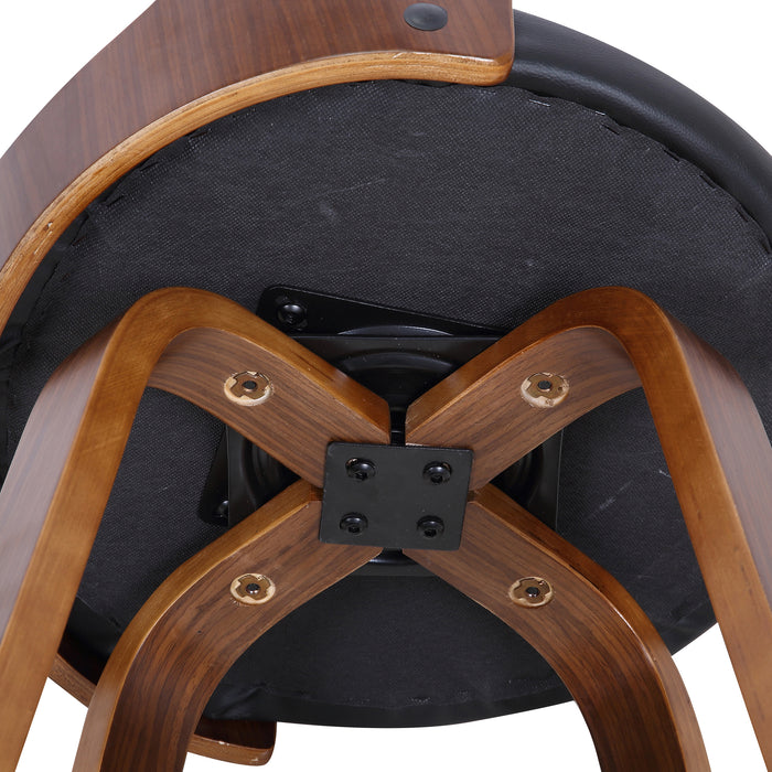 Black Oslo Modern Barstool