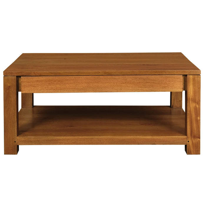 Holland 2 Drawer Coffee Table - Light Pecan
