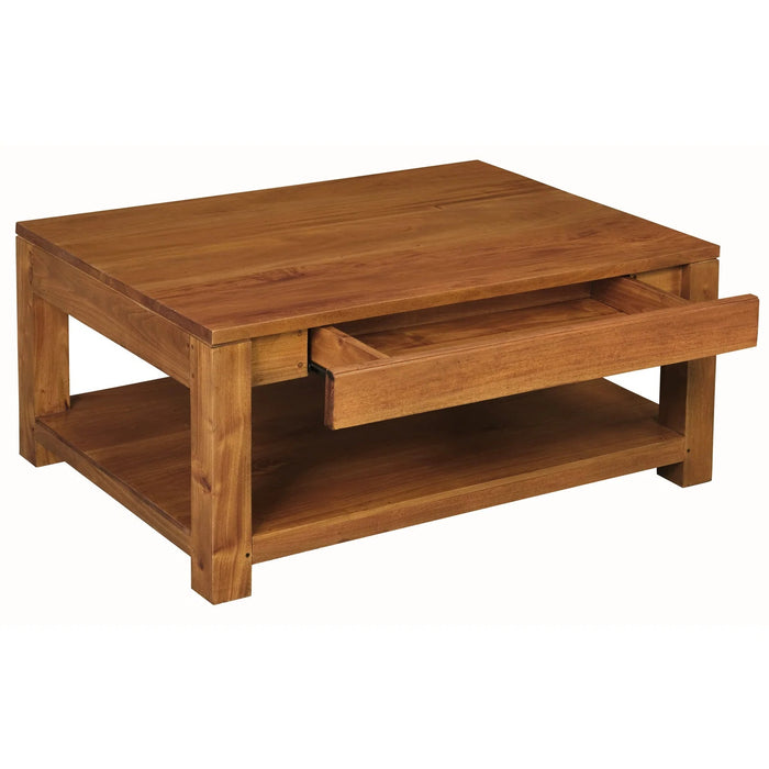 Holland 2 Drawer Coffee Table - Light Pecan