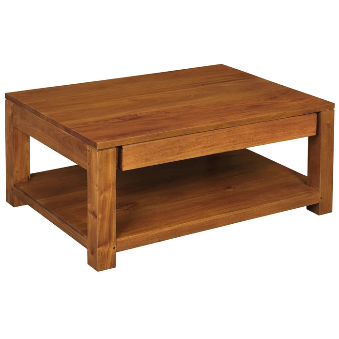 Holland 2 Drawer Coffee Table - Light Pecan