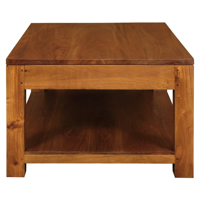 Holland 2 Drawer Coffee Table - Light Pecan