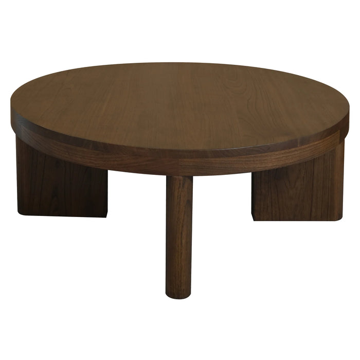 Apollo Round Coffee Table Walnut