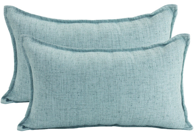 Light Blue Linen Cushion
