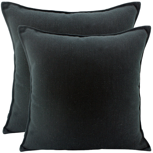 Black Linen Cushion
