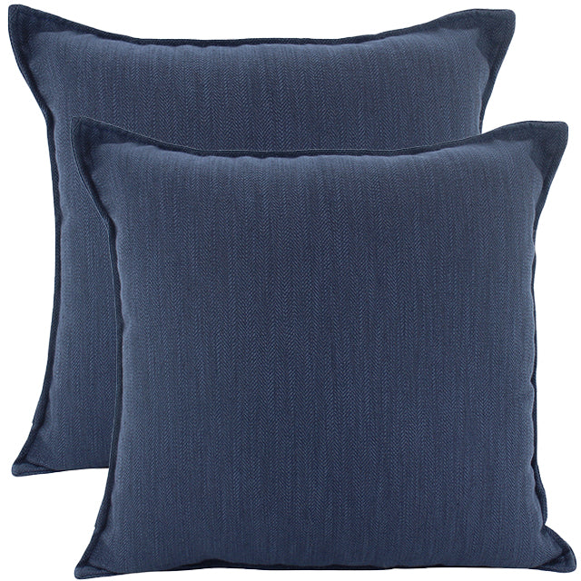 Navy Linen Cushion