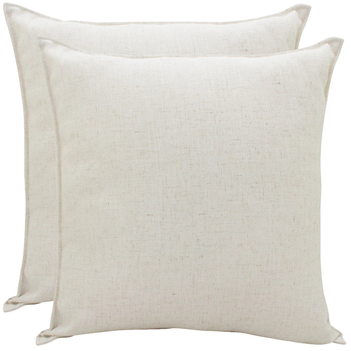 White Linen Cushion