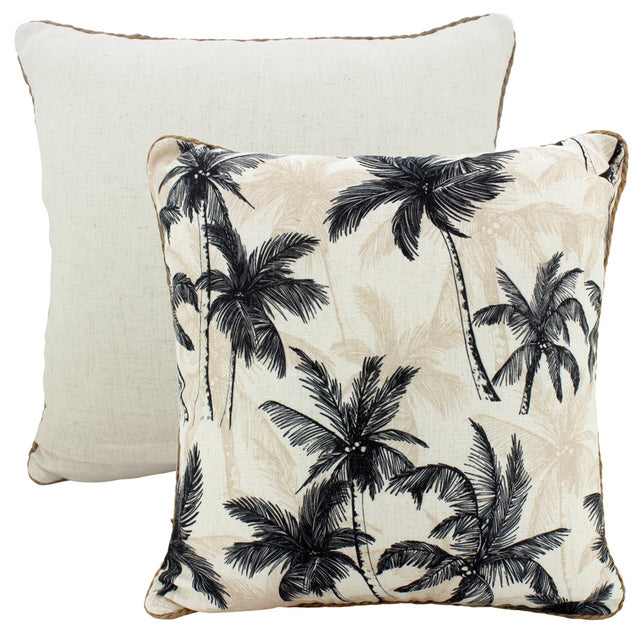 Autumn Tropics Linen Cushion
