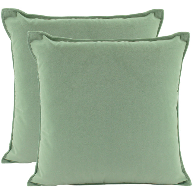 Sage Velvet Cushion