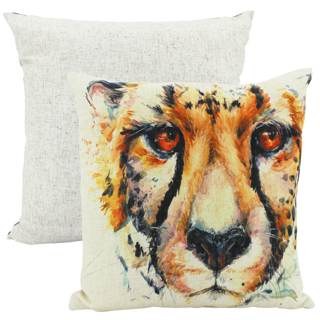 Jubatus Gaze Linen Cushion