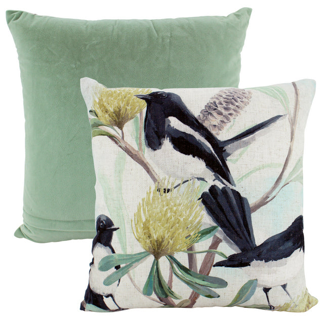 Willy Wagtail Trio Cushion