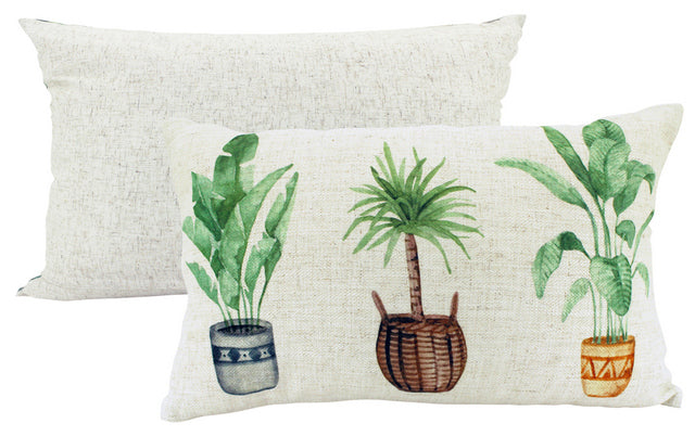 Botanic Beauties Linen Cushion